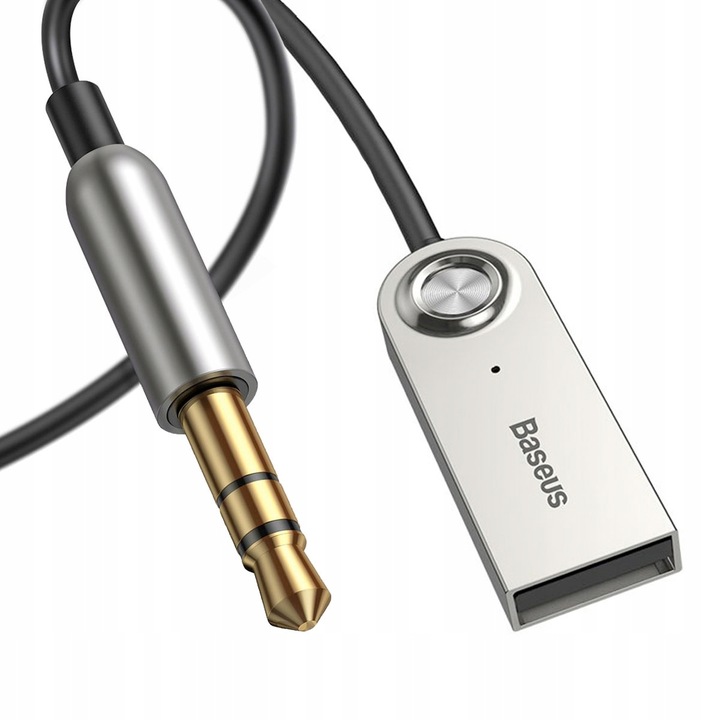 Transmiter Bluetooth odbiornik dzwięku samochodowy Baseus CABA01-01