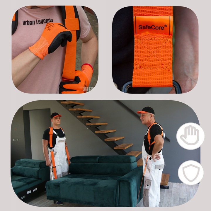 Profesjonalne PASY do PRZENOSZENIA Mebli Gabarytów PRZEPROWADZKA