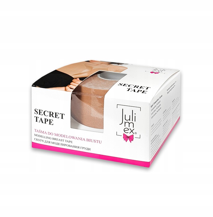 TAŚMA MODELUJĄCA Julimex Secret Tape PLASTRY stylizujące biust 10cm