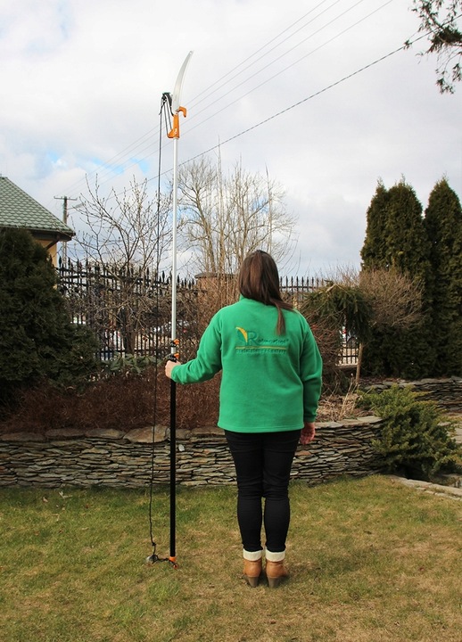 Piła teleskopowa z SEKATOREM do cięcia drzewa i gałęzi 3,75m