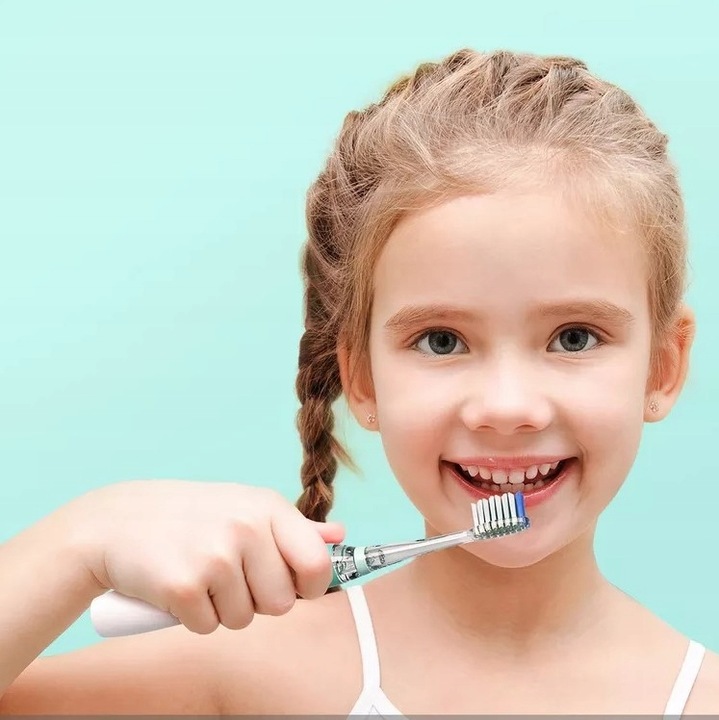 Soniczna Szczoteczka do Zębów dla Dzieci SEAGO SG-977 Zielona 4