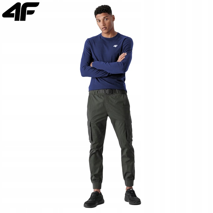 KOSZULKA MĘSKA 4F Z DŁUGIM RĘKAWEM LONGSLEEVE BLUZA NA CO DZIEŃ M628 L