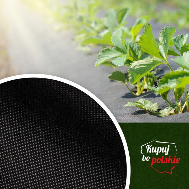 AGROWŁÓKNINA UV P-150G/M2 1,6x20m CZARNA GRUBA!!!