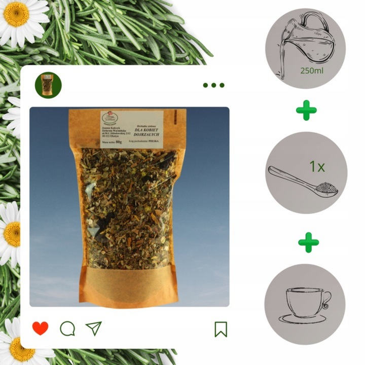 ZIOŁA DLA KOBIET DOJRZAŁYCH MENOPAUZA KLIMAKTERIUM