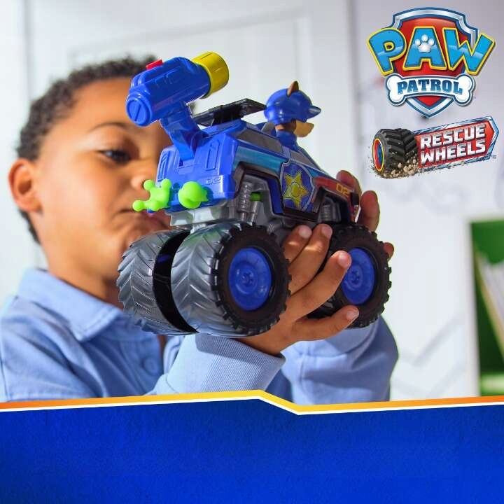 PSI PATROL RESCUE WHEELS POJAZD PIESEK CHASE + FIGURKA RADIOWÓZ POLICYJNY