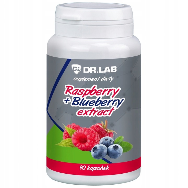 DR. LAB EXTRACT RASPBERRY I BLUEBERY KETONY MALINOWE I JAGODOWE NATURAL 90K