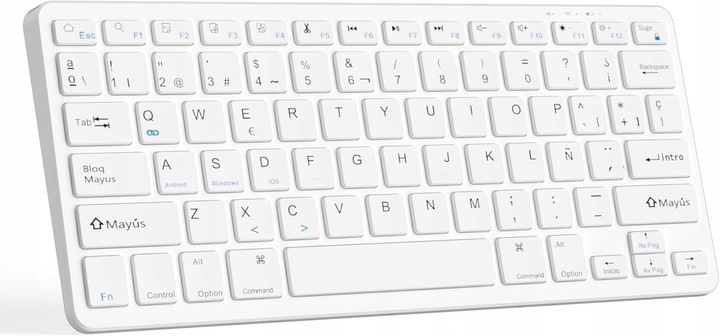 KLAWIATURA BEZPRZEWODOWA UNIWERSALNA BLUETOOTH USB-C PRZENOŚNA TABLET TV PC