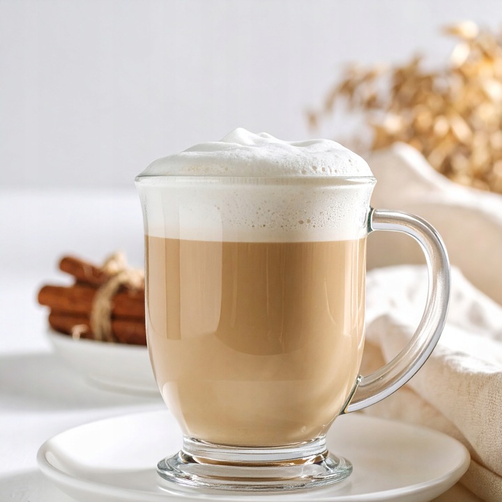 Szklanki z uchem GLASMARK zestaw 6szt duży pojemny kawę latte herbatę