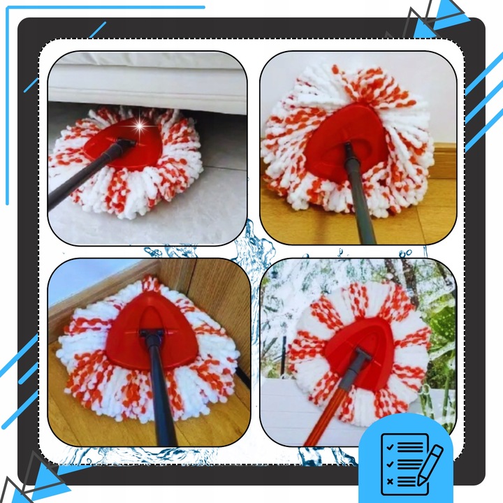 3x WKŁAD NAKŁADKA DO MOPA OBROTOWEGO VILEDA TURBO NOWY MODEL MOPOWANIE