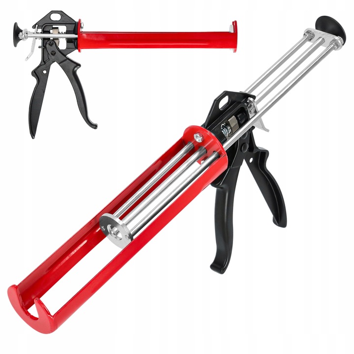 PISTOLET WYCISKACZ DO SILIKONU KLEJU MAS GĘSTYCH FUG AKRYLU MOCNY