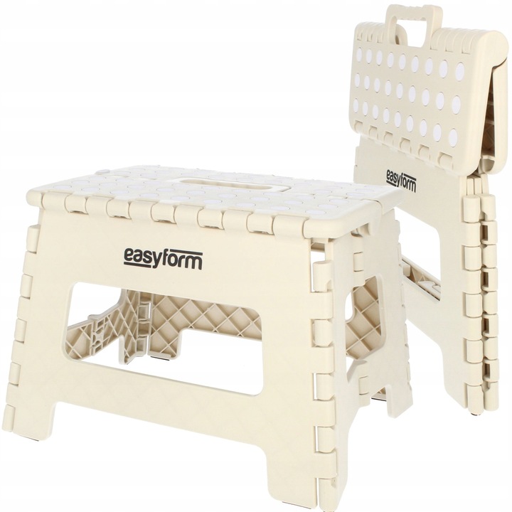 TABORET STOŁEK SKŁADANY ANTYPOŚLIZGOWY KRZESŁO PODEST SCHODEK 150KG