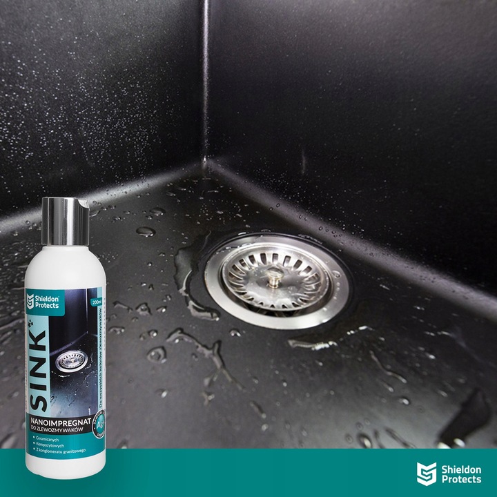 Zestaw impregnat do zlewu granitowego SINK + płyn do czyszczenia zlewu
