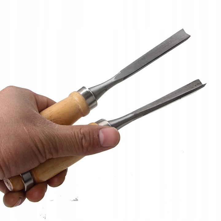 ZESTAW DŁUT RZEŹBIARSKICH DO DREWNA SNYCERSKIE STOLARSKIE ETUI ZESTAW