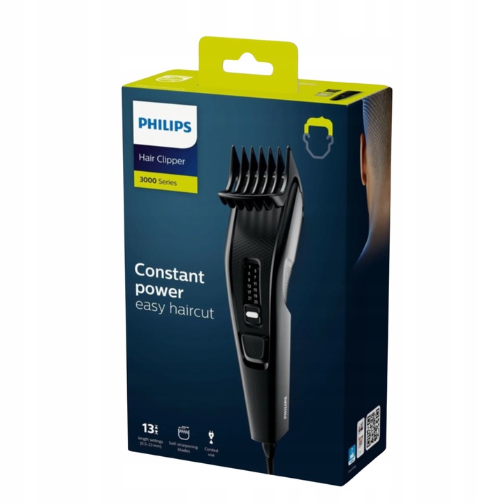 MASZYNKA PHILIPS DO STRZYŻENIA WŁOSÓW I ZAROSTU GOLARKA SIECIOWA DO