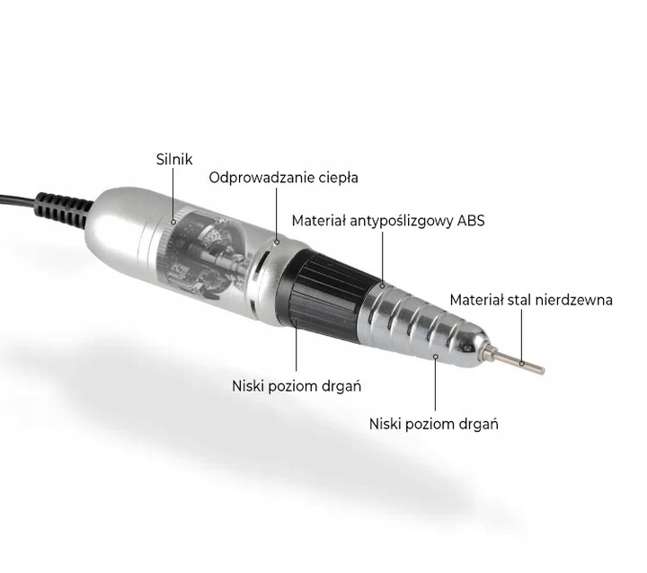 CLAVIER frezarka kosmetyczna do paznokci 65W BIAŁA