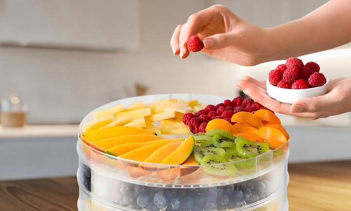 SUSZARKA DO GRZYBÓW OWOCÓW WARZYW ZIÓŁ SPOŻYWCZA MOCNA 500W DUŻA XXL 6