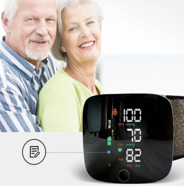 CIŚNIENIOMIERZ NADGARSTKOWY ELEKTRONICZNY DOKŁADNY POMIAR ETUI USB