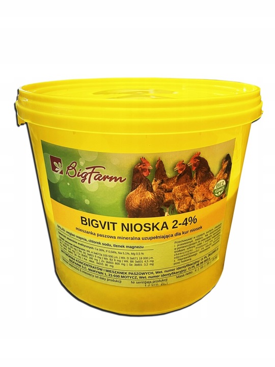BioFarm Biavit witaminy dla kur niosek 4kg bez Gmo