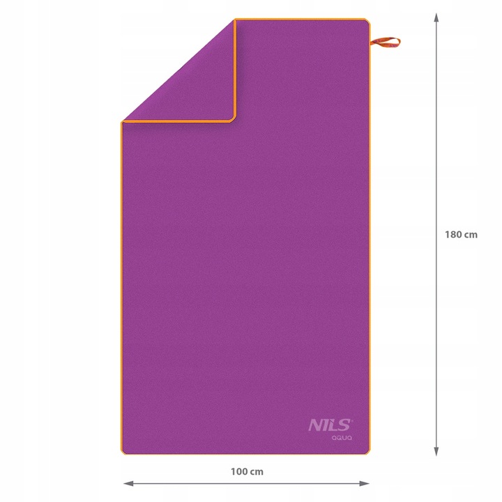 Ręcznik Plażowy Kąpielowy Szybkoschnący Z Mikrofibry 180x100 cm NILS
