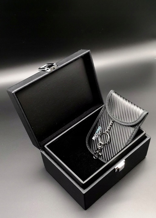 PUDEŁKO Faraday + Etui pokrowiec NA KLUCZYK KEYLESS Rfid ZESTAW + GRATIS