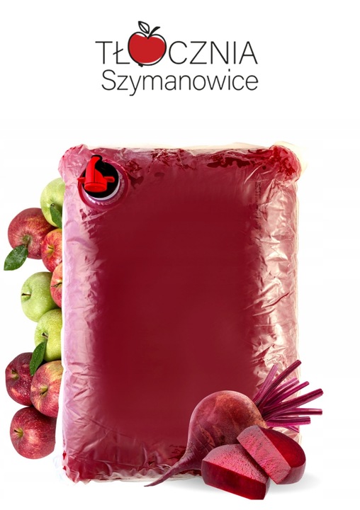 Sok z Jabłek i Buraków 100% Tłocznia Szymanowice 5l NFC Sok Jabłko Burak