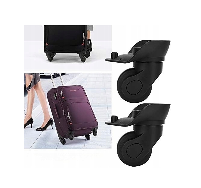 2 SZT CZARNE KÓŁKO DO WALIZKI CZĘŚCI WALIZEK TORBY