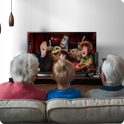 Tuner Dekoder DVBT2 DekoTV PRO2 tv naziemnej DVB-T2 DEKO + Antena RF + Wifi