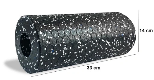 Walek do masazu plecow roler gładki fitness Zestaw