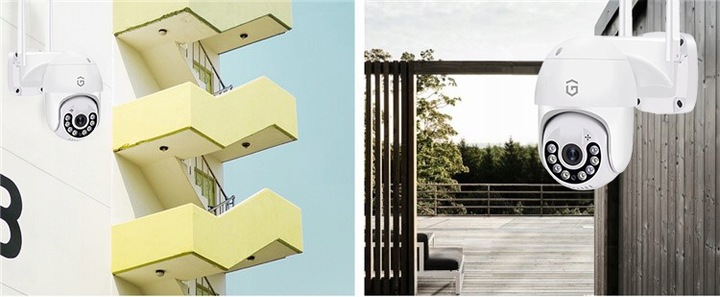 KAMERA ZEWNĘTRZNA IP WiFi OBROTOWA 8 MPX 8 MP 4K IP66 ZOOM 5X DETEKCJA