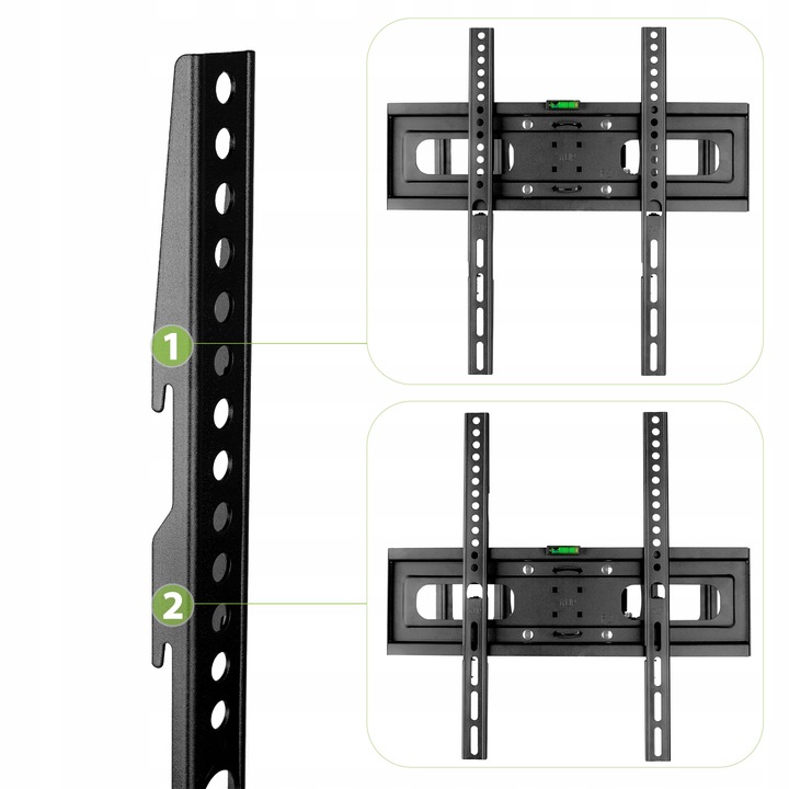 SUPER MOCNY UCHWYT do TELEWIZORA WIESZAK TV ŚCIENNY OBROTOWY LCD 32-70 CALI