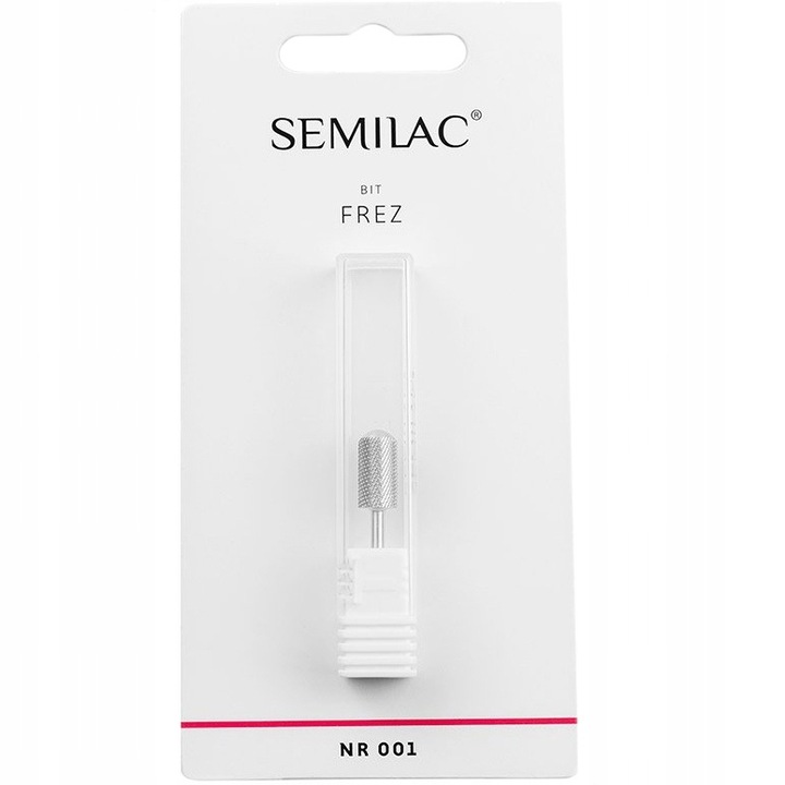 001 Frez Semilac do frezarki węglikowy do paznokci do ściągania WALEC