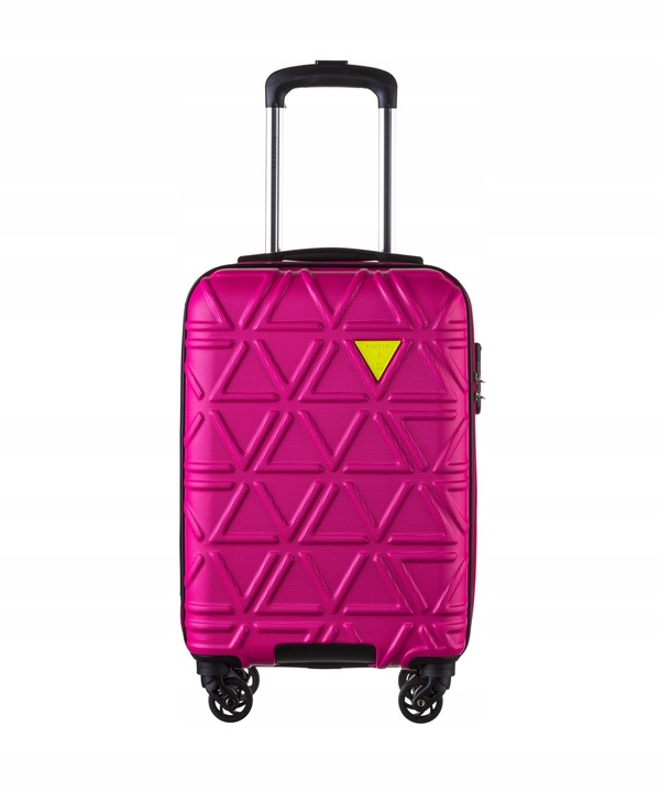 Walizka Kabinowa Podróżna Na Kółkach Mała Twarda PUCCINI Różowa ABS018C 3A