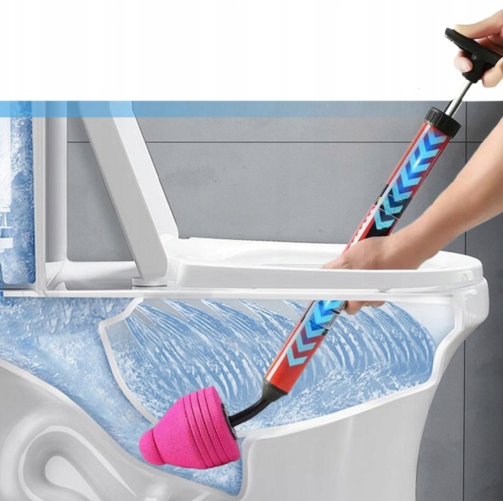 PRZEPYCHACZ DO RUR DO UDRAŻNIANIA KANALIZACJI POMPKA WC SYFONÓW ZLEWU