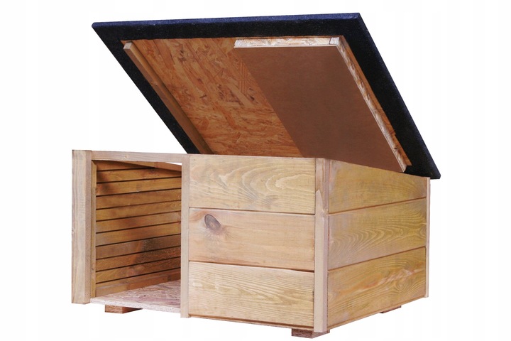 Buda dla psa ocieplana, przedsionek, złożona SPP