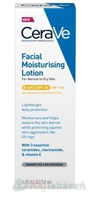 Cerave krem nawilżający SPF 50 na dzień 52 ml