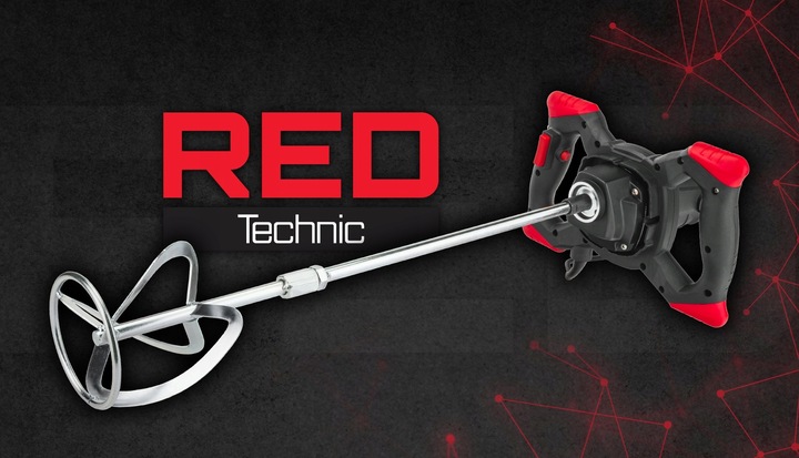 Mieszadło ELEKTRYCZNE do Kleju Farb Betonu 2650W 2X MIESZALNIK +