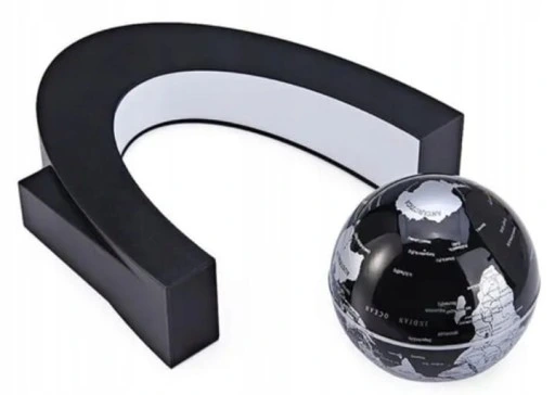 GLOBUS LEWITUJĄCY LAMPA MAPA PODŚWIETLENIE LED