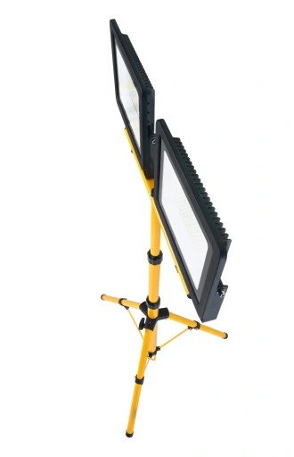 Naświetlacz halogen LED 2x 100W + statyw budowlany