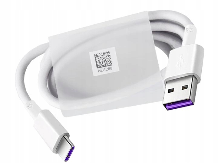 Oryginalny kabel Huawei AP71 4072007 USB-C 1M Biały