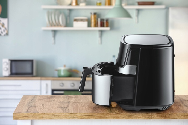 FRYTKOWNICA BEZTŁUSZCZOWA INOX 8 PROGRAMÓW MISA XXL 6L 1700W