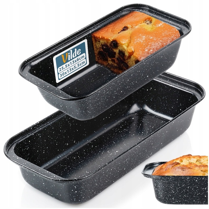 2x Forma GRANITOWA foremka do pieczenia chleba pasztet ciasto keksówka