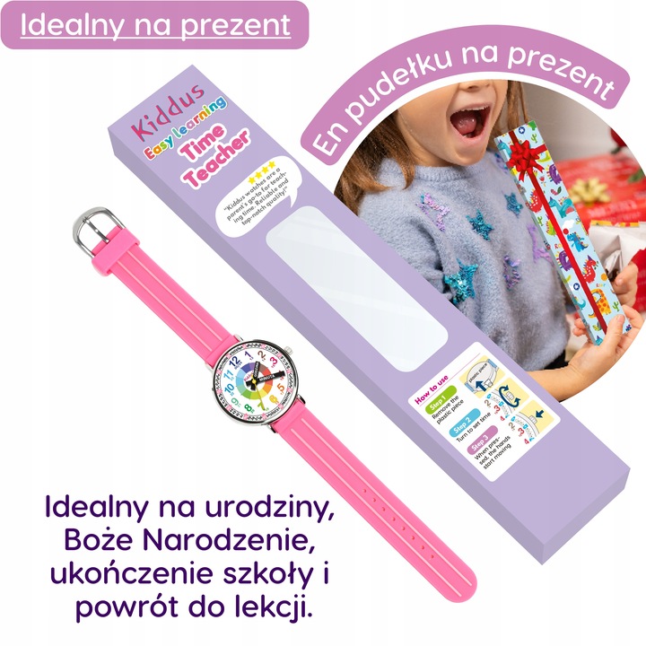 Kiddus Time Teacher Polish Pink