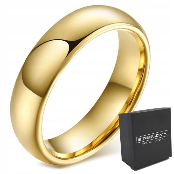 ZŁOTA OBRĄCZKA WOLFRAM KLASYCZNA BŁYSZCZĄCA r.25