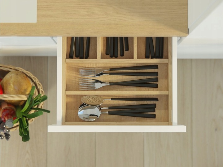 Szuflada GTV AXIS PRO H200 L500, cichy domyk, biały,