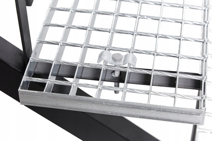 Krata WEMA 800x1000 | ocynkowana | płaskownik 30x2 mm | podest metalowy