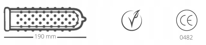 Prezerwatywy Masculan Extra Protection nawilżane wypustki stymulujące