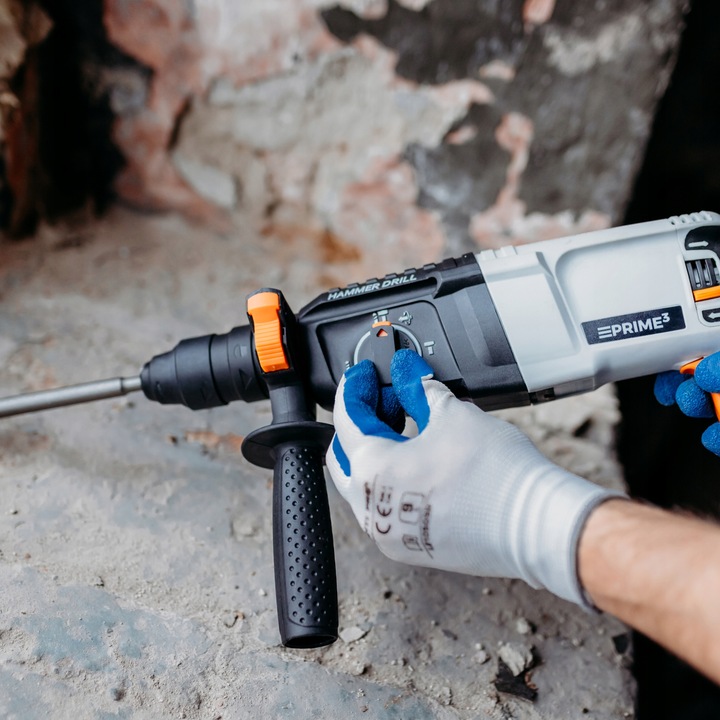 MŁOTOWIERTARKA MŁOT UDAROWY SDS+ 3J MOCNA 5300 BPM WALIZKA SAMOZACISK