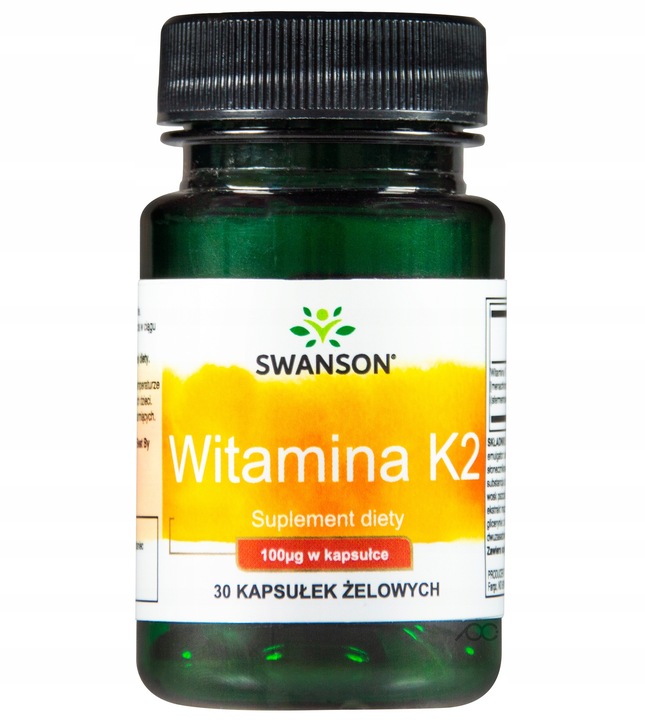 SWANSON NATURALNA WITAMINA K2 100mcg MK-7 KOŚCI