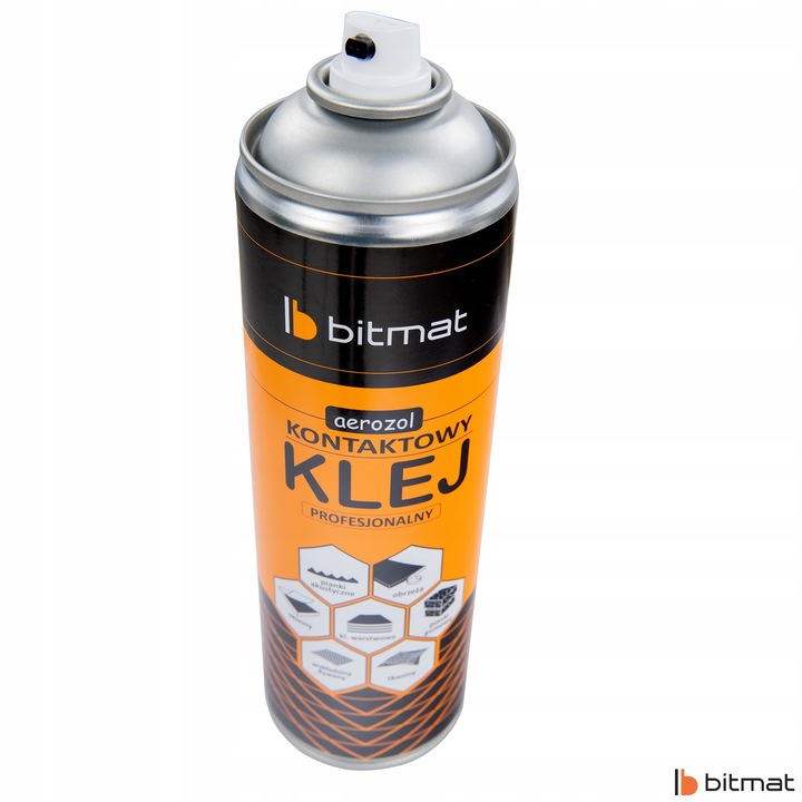 KLEJ SPRAY FILCU MAT PIANEK GĄBEK WYGŁUSZAJĄCYCH montażowy łatwa aplikacja