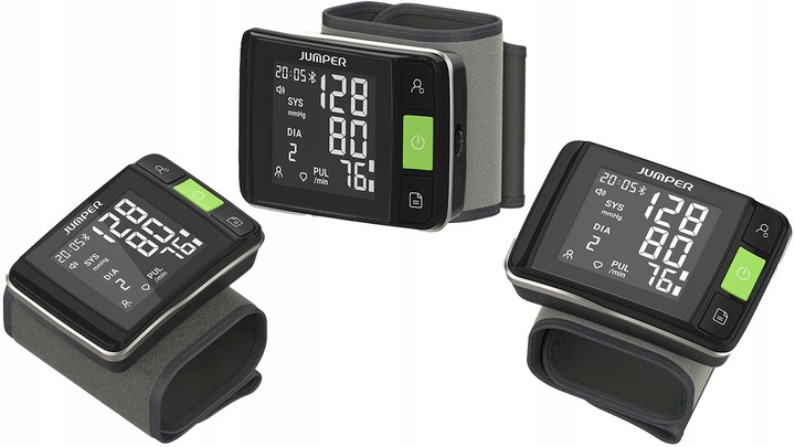 MEDYCZNY Ciśnieniomierz NADGARSTKOWY Jumper HWA11 MÓWI PO POLSKU Aplikacja